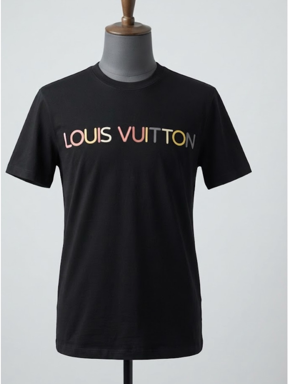 Brand New FASHION Men’s Black Logo Crewneck T-Shirt